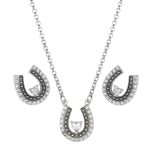 Montana Silversmiths Jewelry Set - Lovely and Lucky JS6307