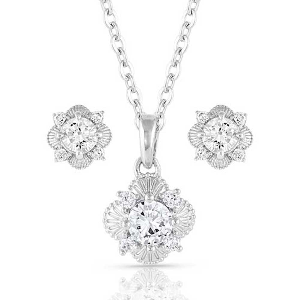 Montana Silversmiths Jewelry Set - Makin’ Memories Crystal JS5188