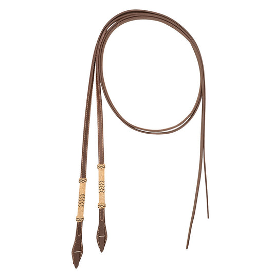 Cashel Braided Rawhide Split Reins w/ Quick Change Ends SA-QCSRCHRBK
