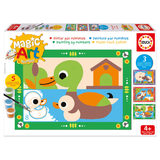 EDUCA Paint by number Magic Art 20286