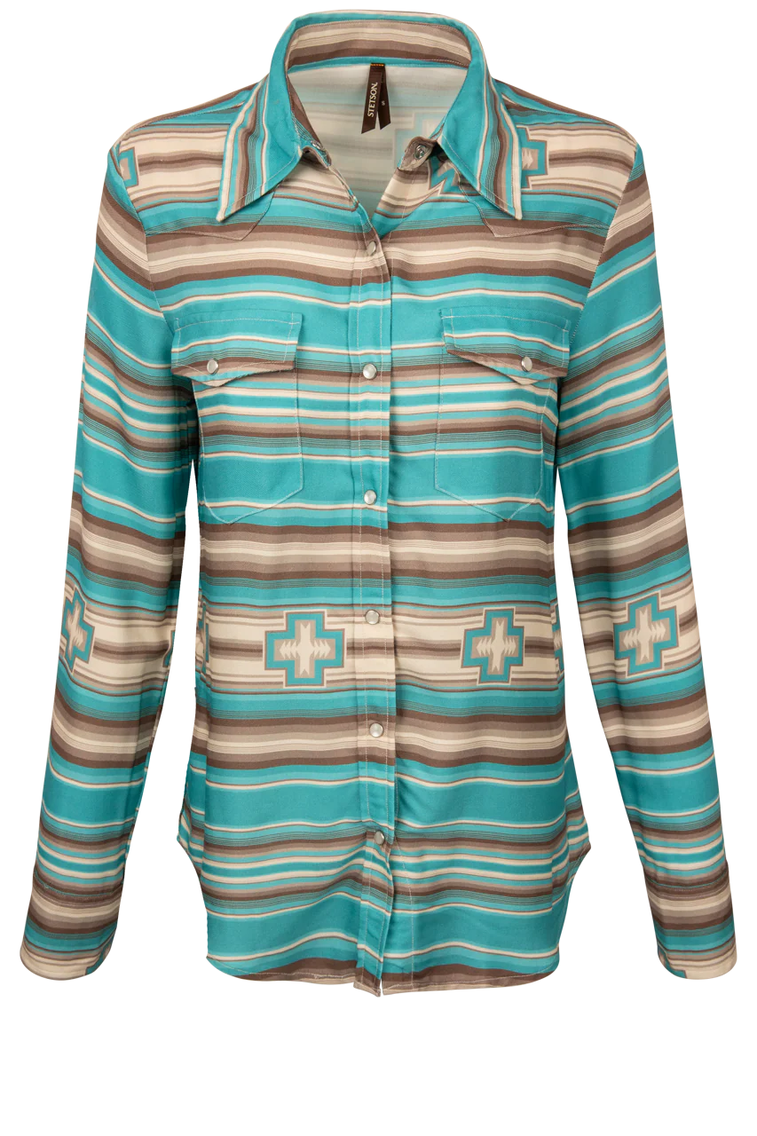 Stetson Ladies Snap Shirt,  11-050-0590-5021