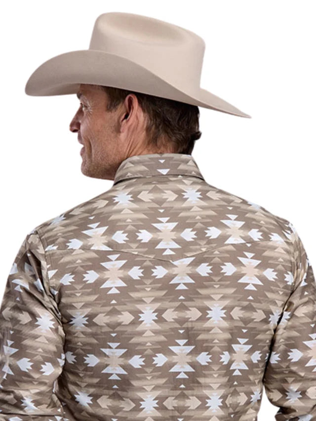 Roper Men’s Snap Shirt, Brown, Snap 03-001-0067-0481
