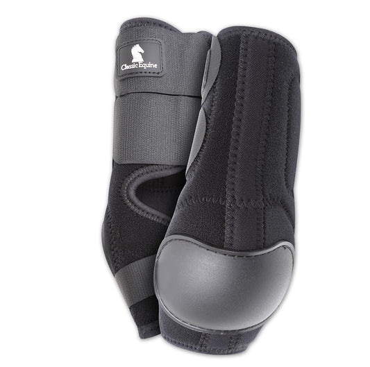 Classic Equine Skid Boot, Neoprene, Hind NSB201 Black or White