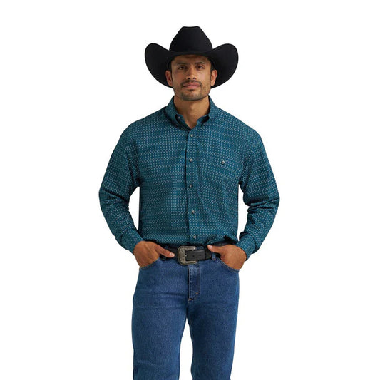 Wrangler Men's Western Button Shirt - Relaxed Fit -112367705