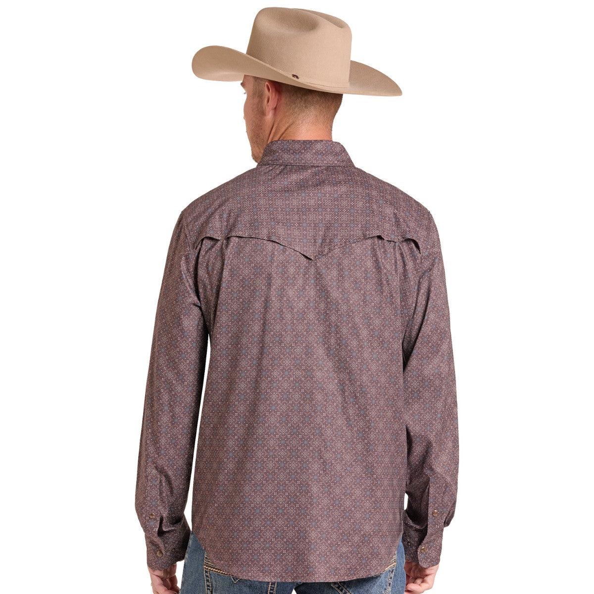 Rock & Roll Men’s, Snap, Long Sleve Shirt, Modern Fit, BMN2S09458