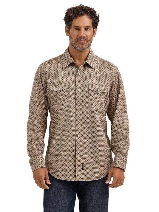 Wrangler Men’s Shirt, Retro, Long Sleeve, Snap 112368222