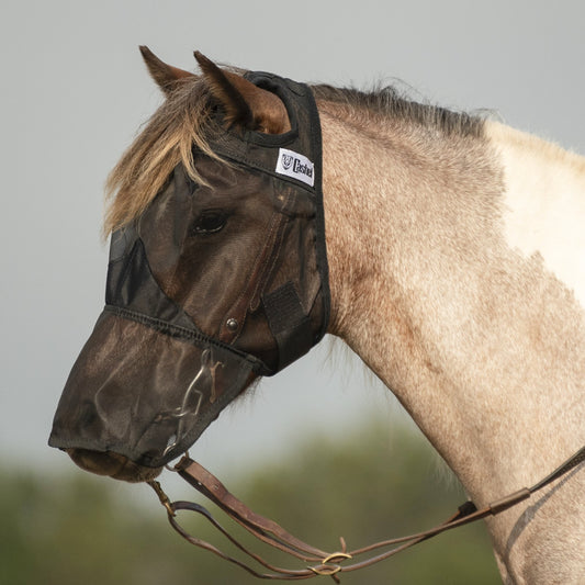 Cashel Quiet Ride Fly Mask, Long Nose, No Ears