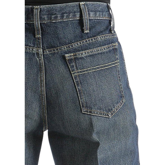 MB92834013 | Mens Cinch Relaxed Fit Mid Rise White Label Jeans
