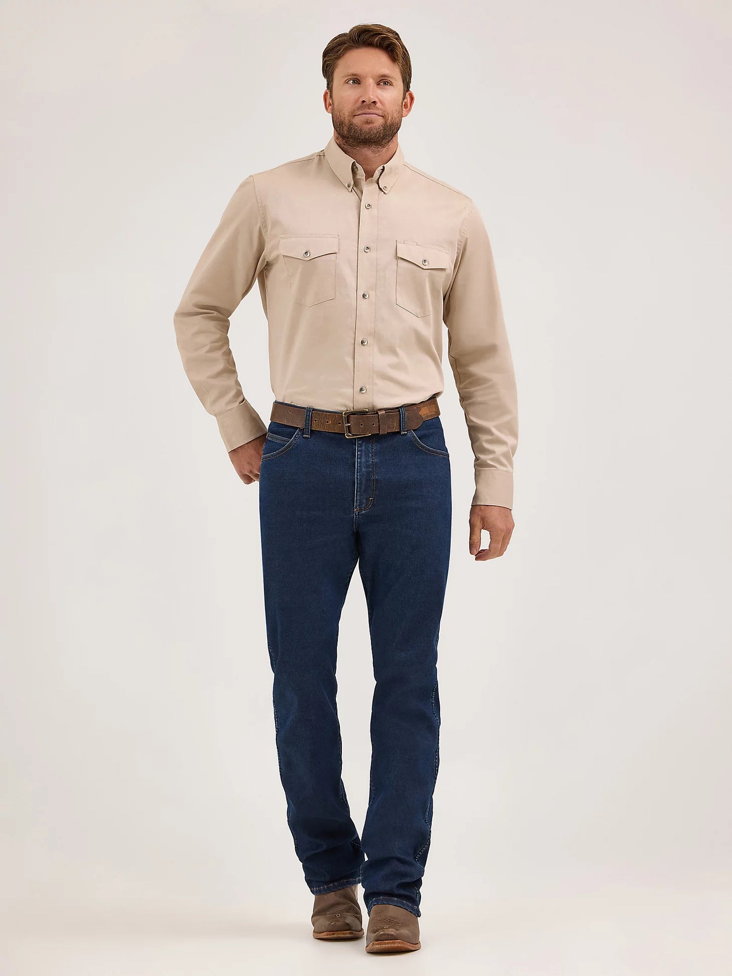 Wrangler Mens Premium Performance Warmth Cowboy Cut Regular Jeans 112368775