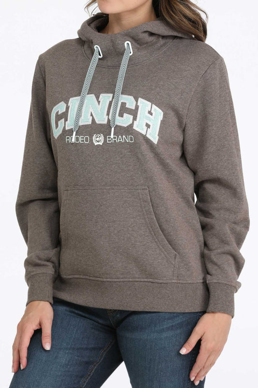 Cinch Ladies Hoodie, Brown - MAK7914002