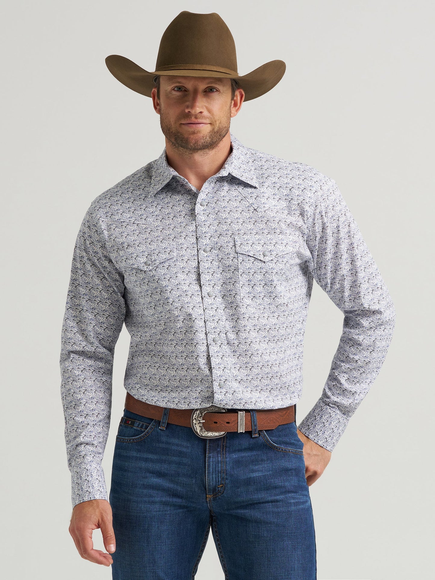 Wrangler Men’s Shirt, 20X, Long Sleeve, Button Up 112367935