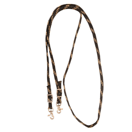 Martin Saddlery, Braided Rope Rein 5/8” Waxed RR58WNBKTN