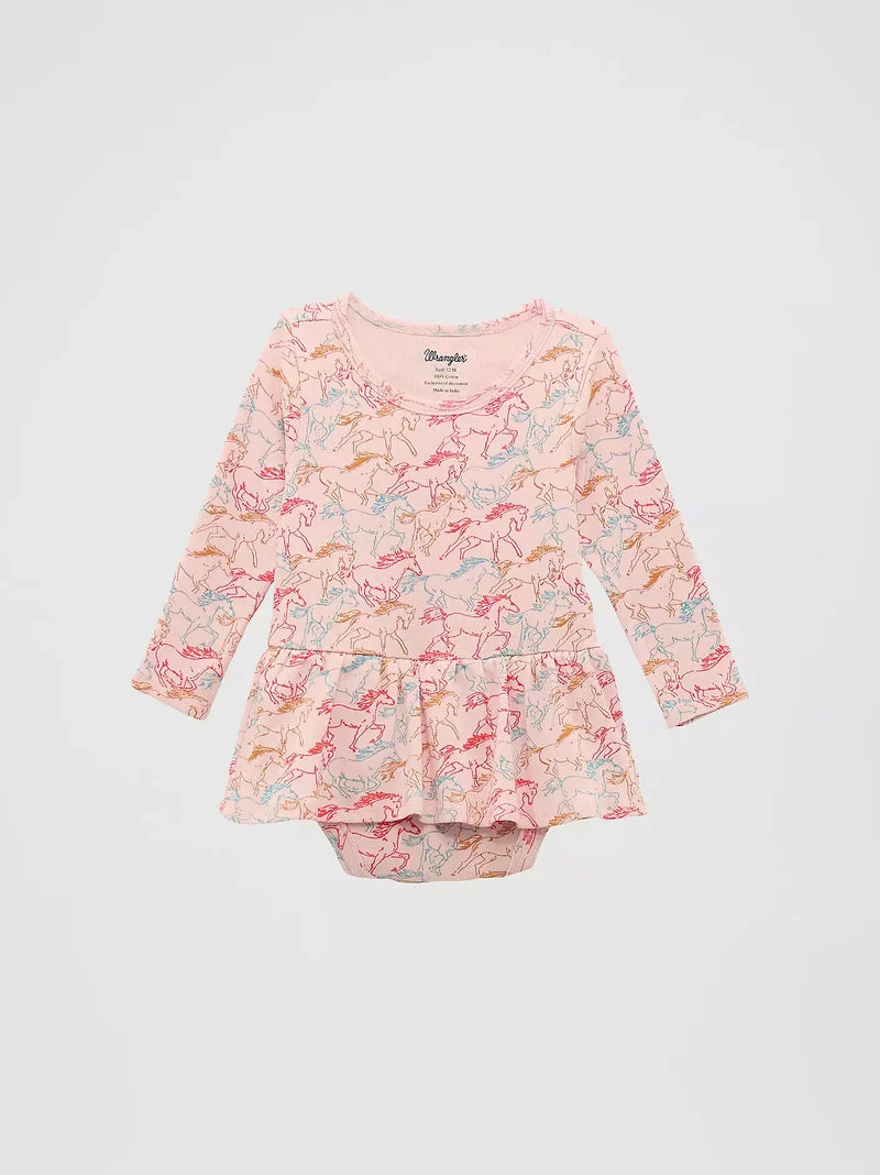 Wrangler Infant Girl's Skirted Bodysuit 112371931