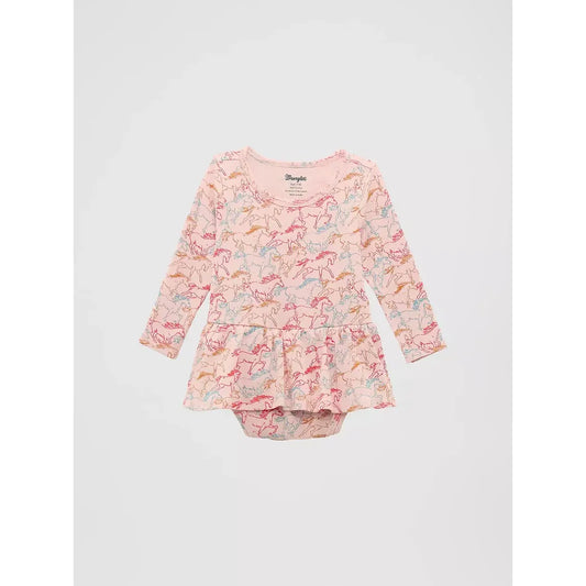 Wrangler Infant Girl's Skirted Bodysuit 112371931