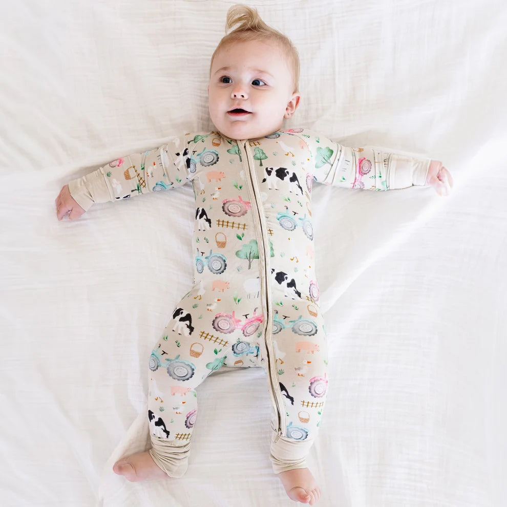 Baby Infant Romper Sleepwear, Farm Life