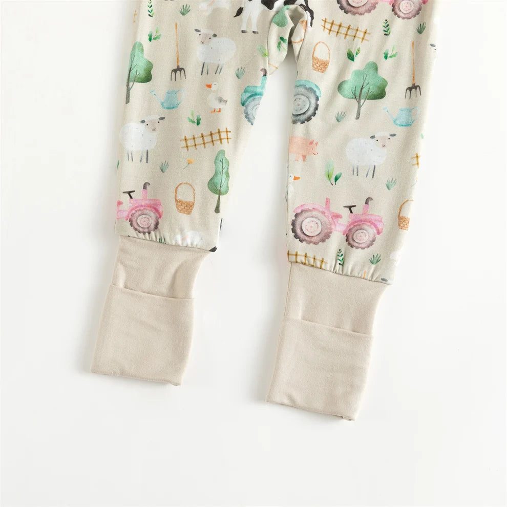 Baby Infant Romper Sleepwear, Farm Life