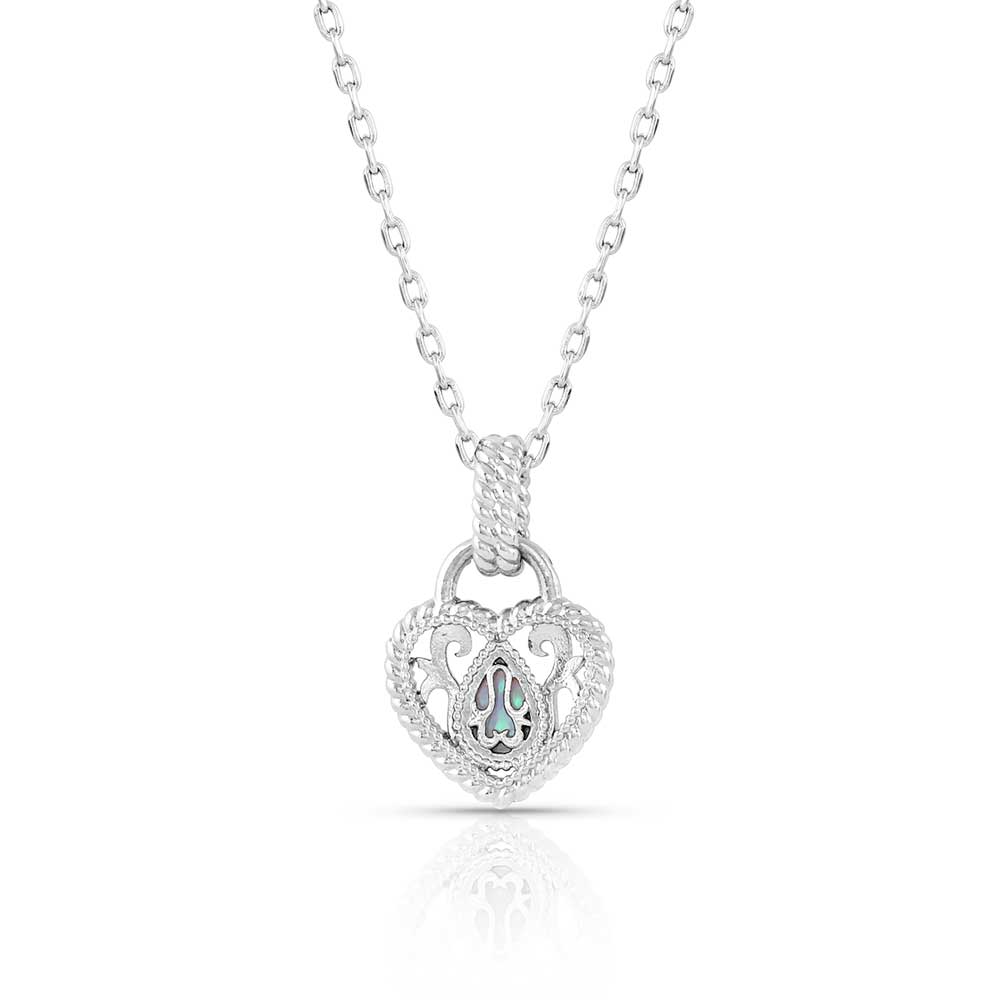 Montana Silversmiths Necklace - Gleeful Heart Silver NC5114