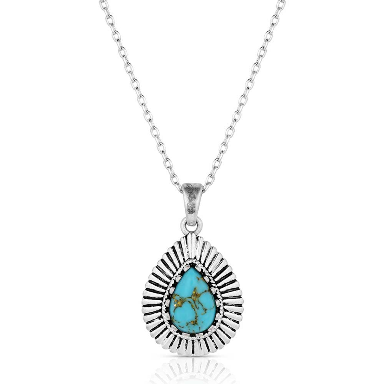 Montana Silversmiths Necklace - Turquoise Sunrise NC6195