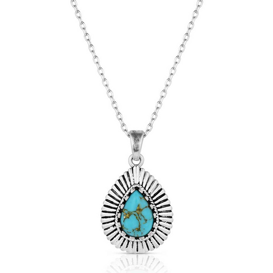 Montana Silversmiths Necklace - Turquoise Sunrise NC6195