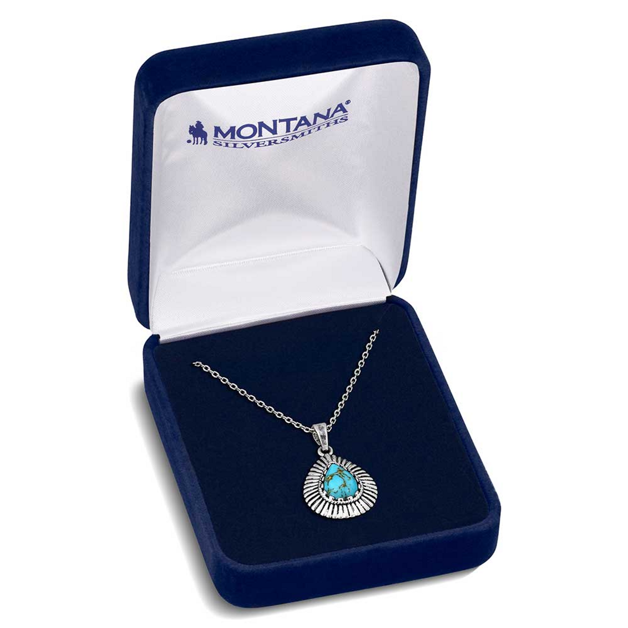 Montana Silversmiths Necklace - Turquoise Sunrise NC6195