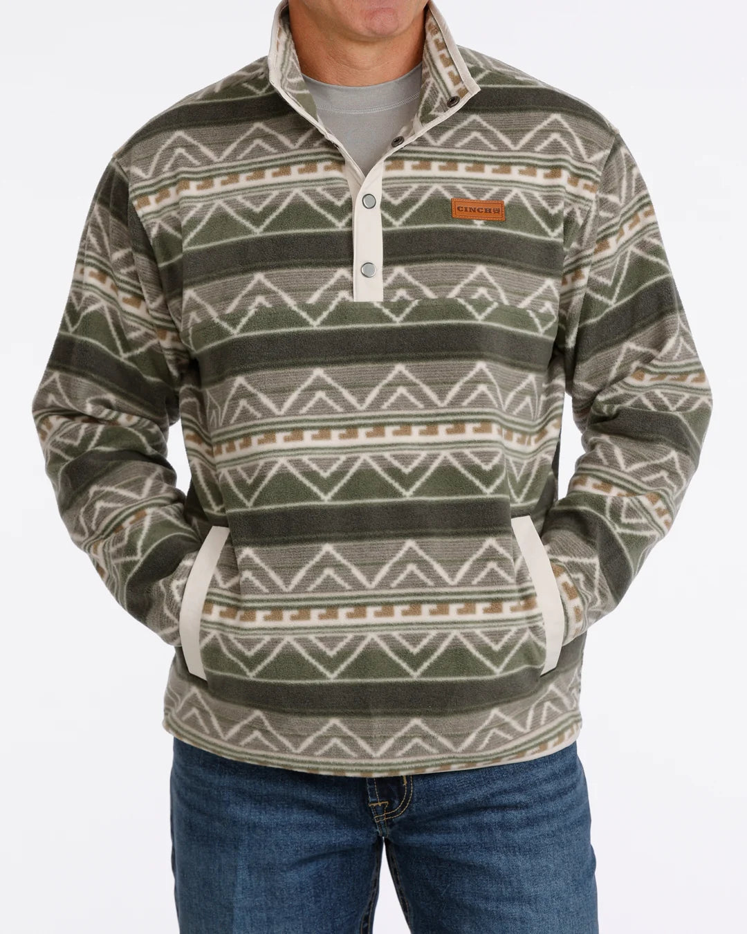 CINCH MEN'S POLAR FLEECE PULLOVER MWK1514029