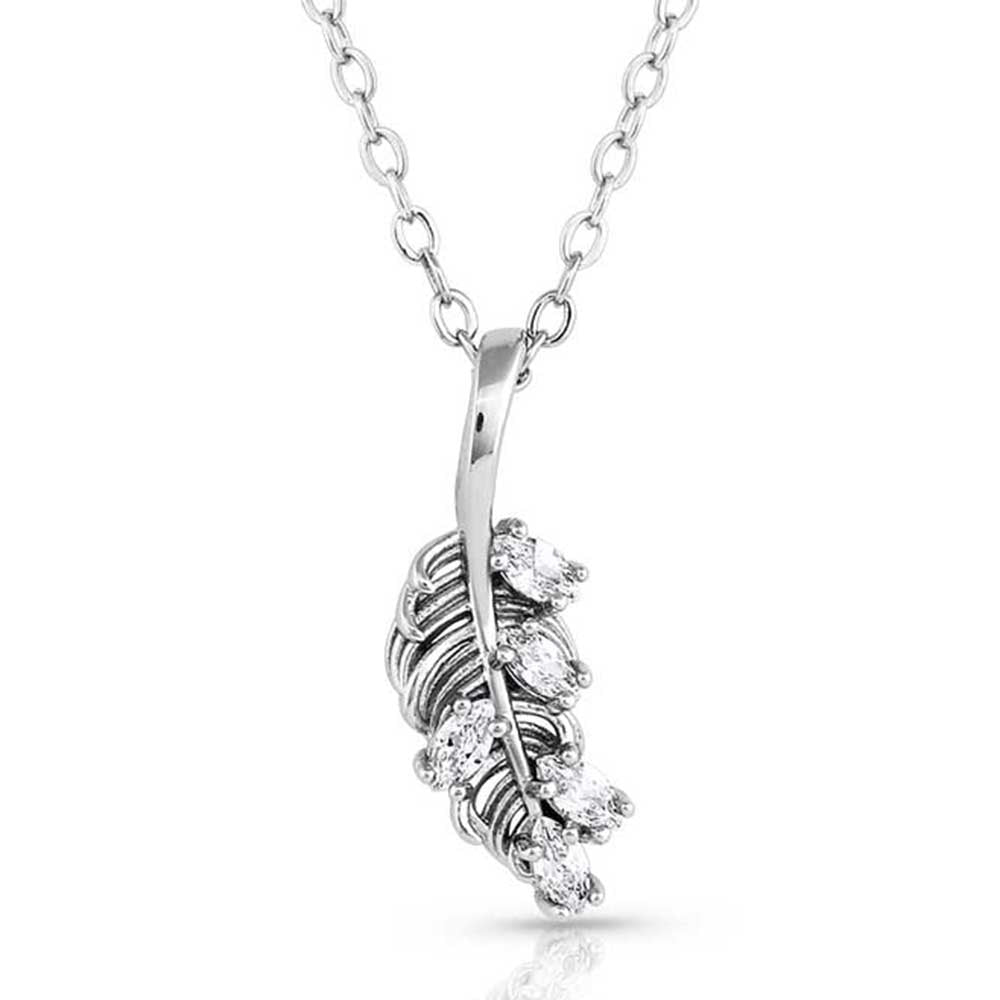 Montana Silversmiths Necklace - Bridgerton Feather NC5275