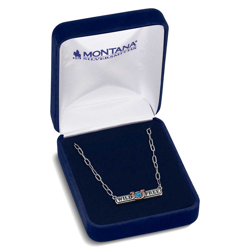 Montana Silversmiths Necklace - Wild And Free NC6202