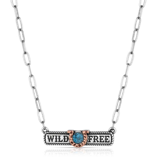 Montana Silversmiths Necklace - Wild And Free NC6202