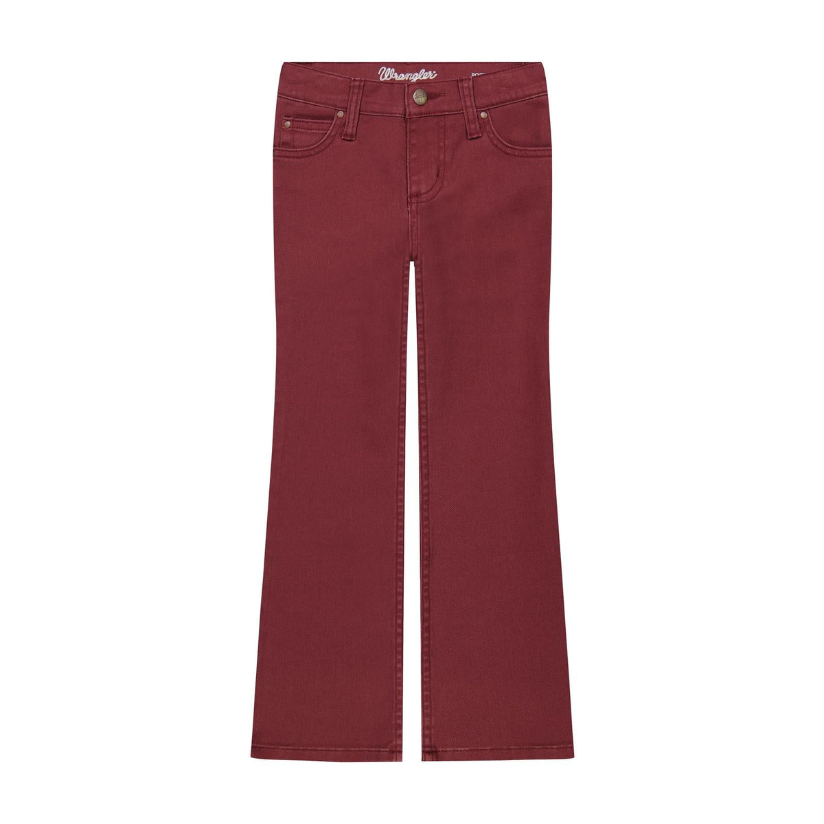 Wrangler Girl Jean, Bootcut, Burgundy 112385563