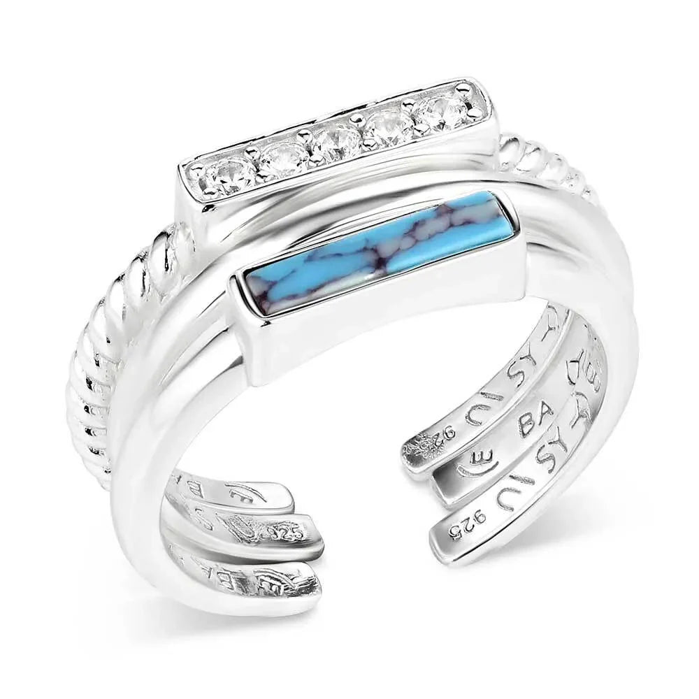 Montana Silversmiths - Triple Threat Stacked Ring Set RG6218