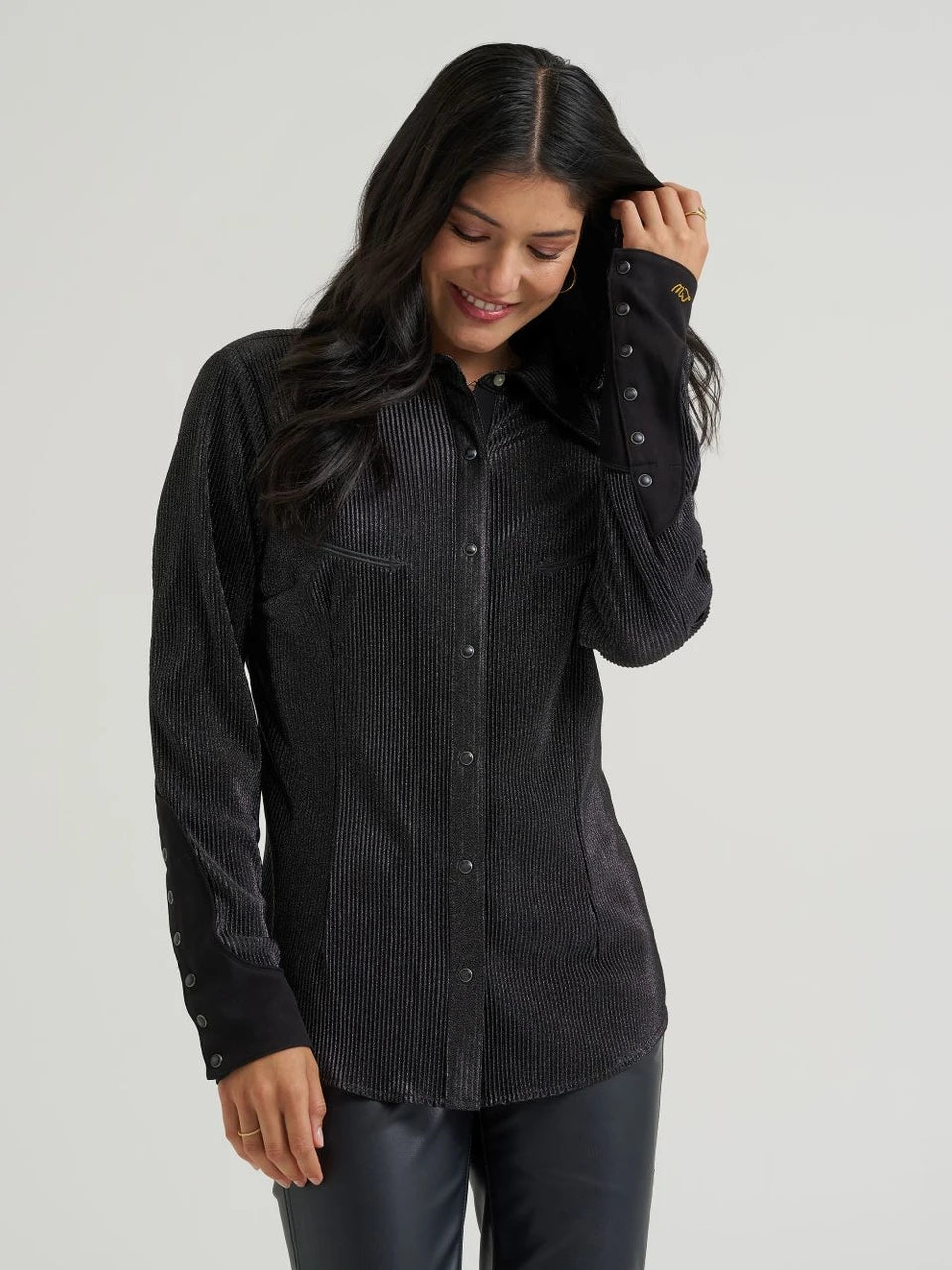 WRANGLER X LAINEY WILSON WESTERN SNAP SHIRT,  Shimmer | 112385576
