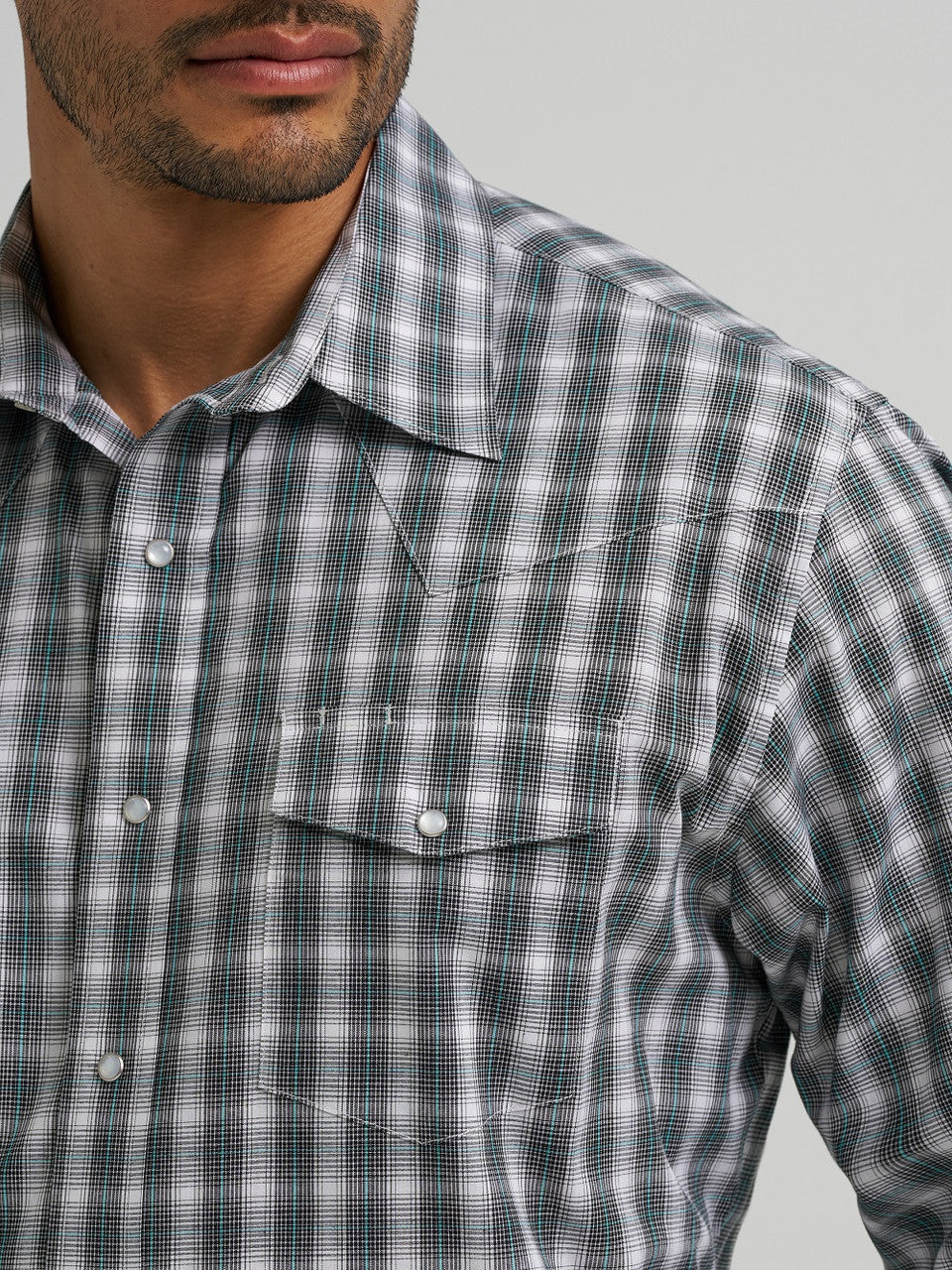 Wrangler Men's Western Snap Shirt - Classic Fit -112367708