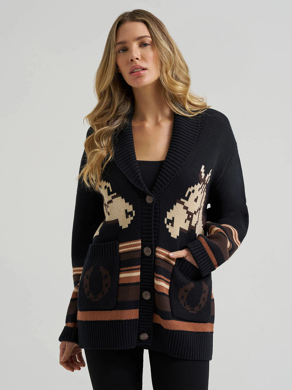Wrangler Ladies Retro Western Cardigan 112385438