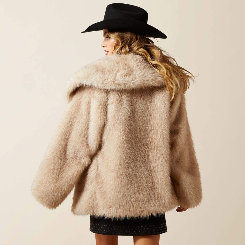 Ariat Ladies Faux Fur Coat 10065966