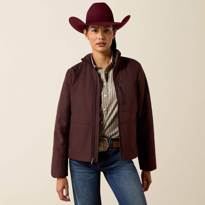 Ariat Ladies Titan Insulated Jacket, Chocolate Plumb 10079630