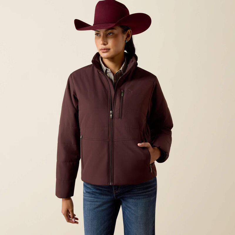 Ariat Ladies Titan Insulated Jacket, Chocolate Plumb 10079630