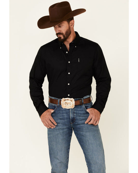 Cinch Men’s Modern Fit, Black, Button Down Shirt - MTW1347019