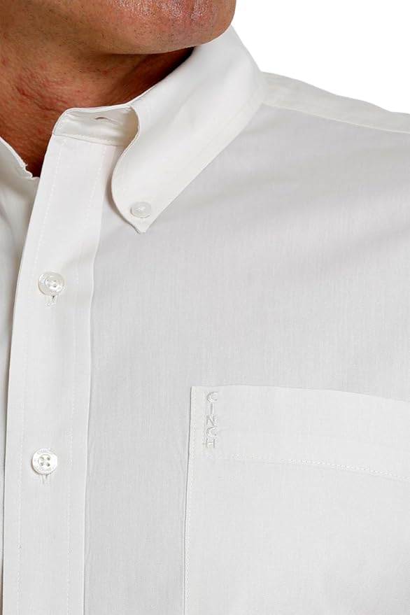 Cinch Men’s Modern Fit, Cream, Button Down Shirt - MTW1347020