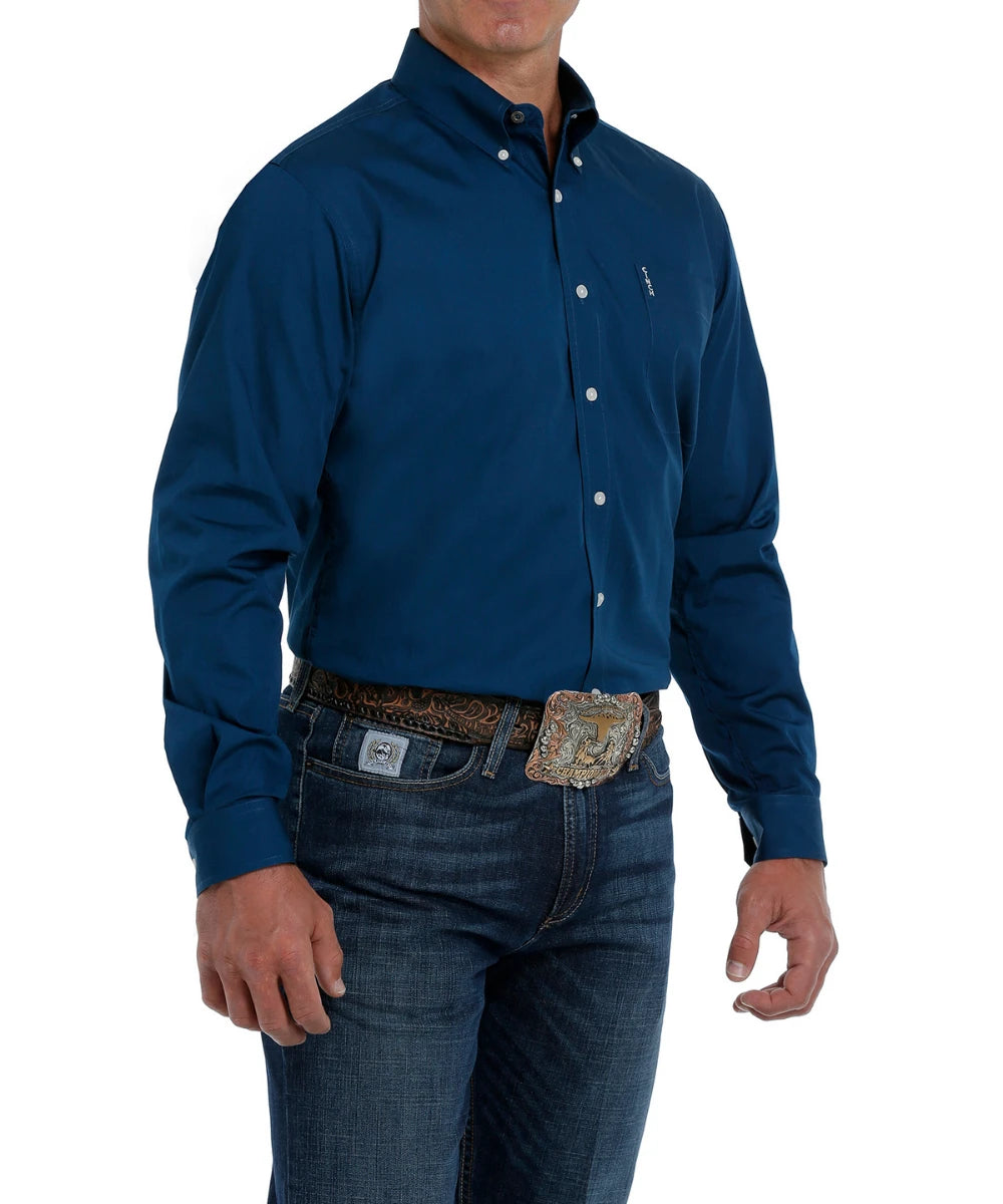 Cinch Men’s Modern Fit, Blue, Button Down Shirt - MTW1347021