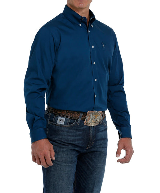 Cinch Men’s Modern Fit, Blue, Button Down Shirt - MTW1347021