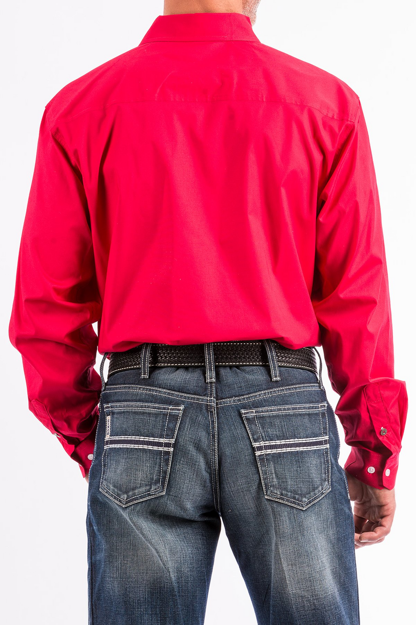 Cinch Men’s Modern Fit, Hot Pink, Button Down Shirt - MTW1343012