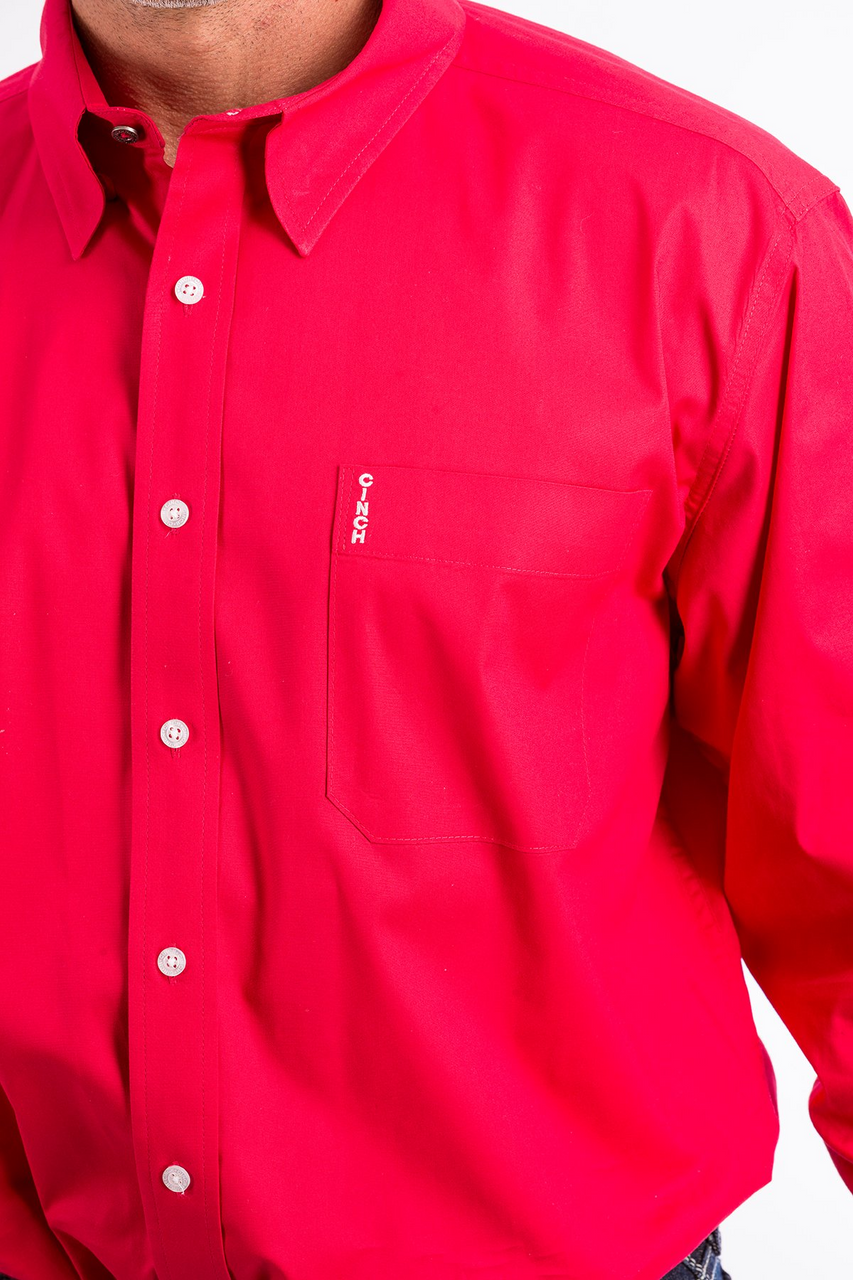Cinch Men’s Modern Fit, Hot Pink, Button Down Shirt - MTW1343012