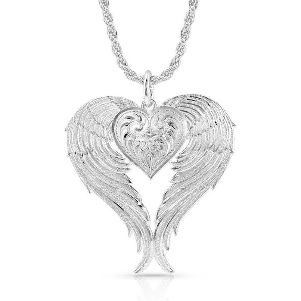Montana Silversmiths Necklace - Winged Heart NC1129