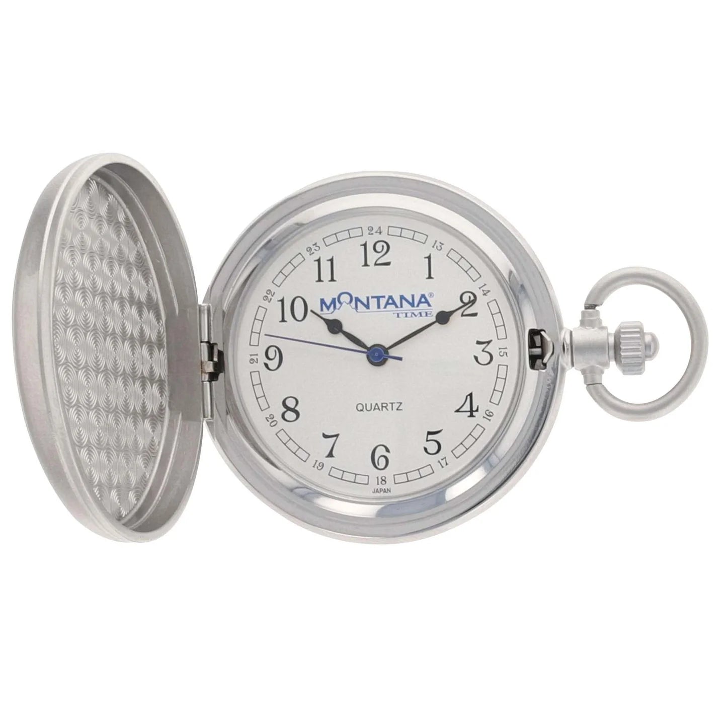 Montana Silversmiths Pocket watch - Fully Engraved Silver WATCHP10