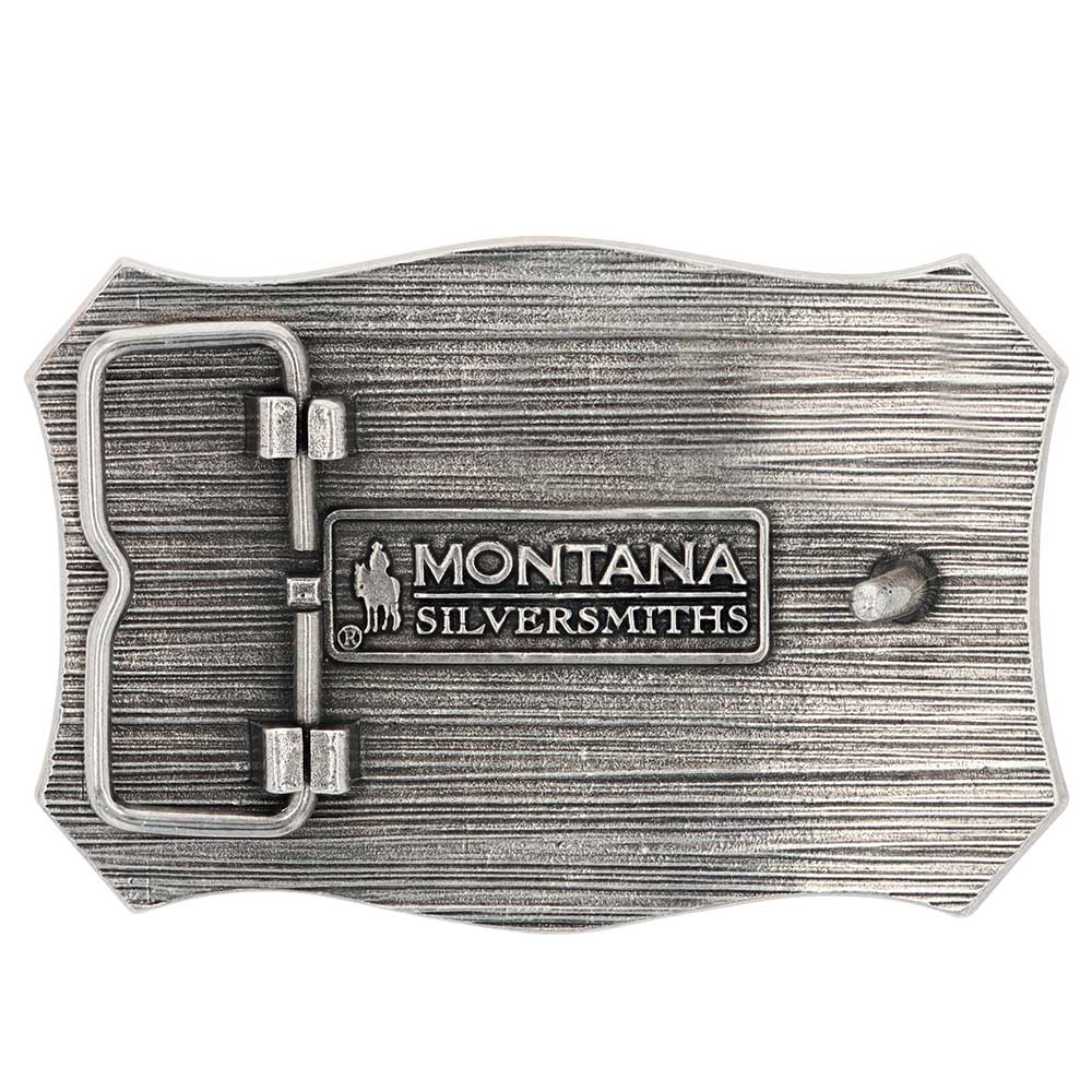 Montana Attitude Buckles - Longhorn Crest Fillgree A935