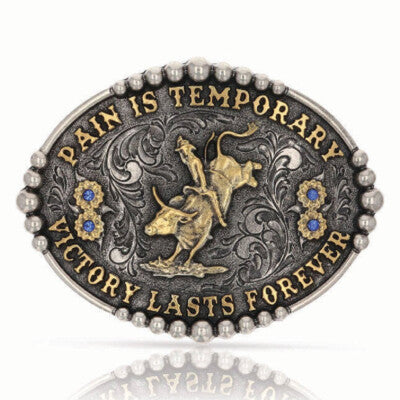 Montana Attitude Buckles - Pain is Temporary A829