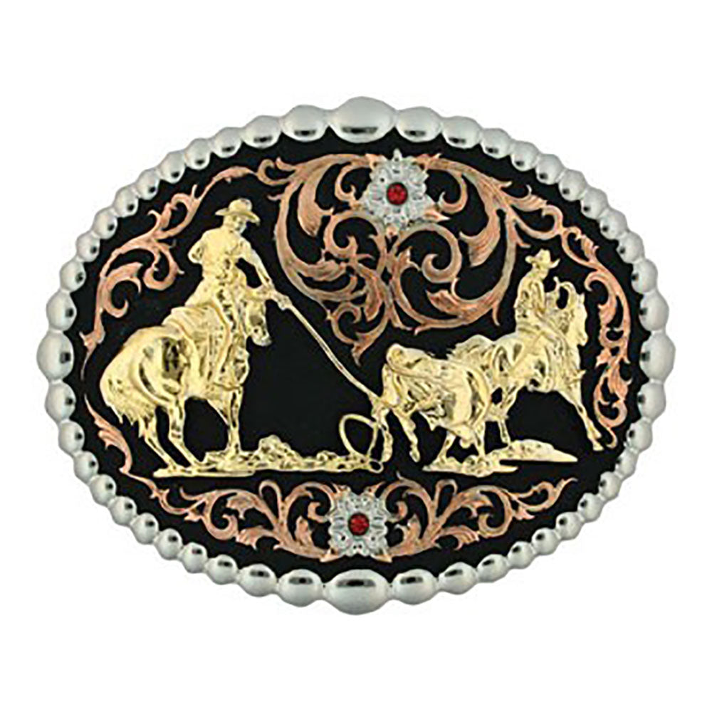 Montana Attitude Buckles - Tricolor Team Roper 60969