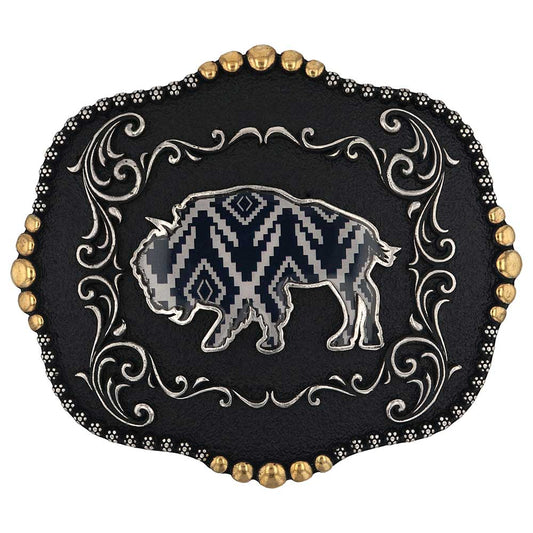 Montana Attitude Buckles - Midnight Buffalo A989S