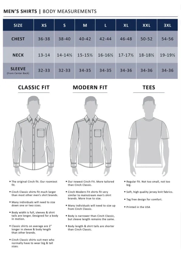 Cinch Men’s Western Shirt - MODERN FIT, SNAP FRONT MTW1303091