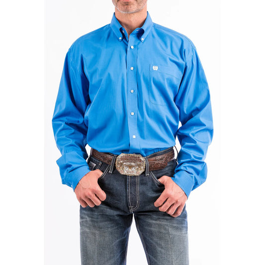 Cinch Men’s Long Sleeve Button Up Blue MTW1103799